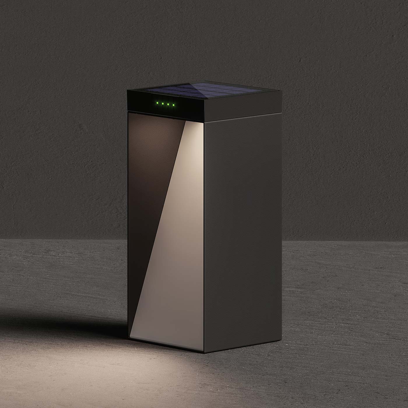 Klewe Milio side Akku-Solarleuchte im Detail