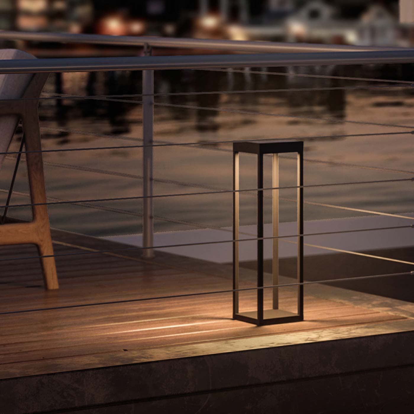 Eine autonome Solarleuchte für den Garten, Balkon oder Terrasse von Klewe