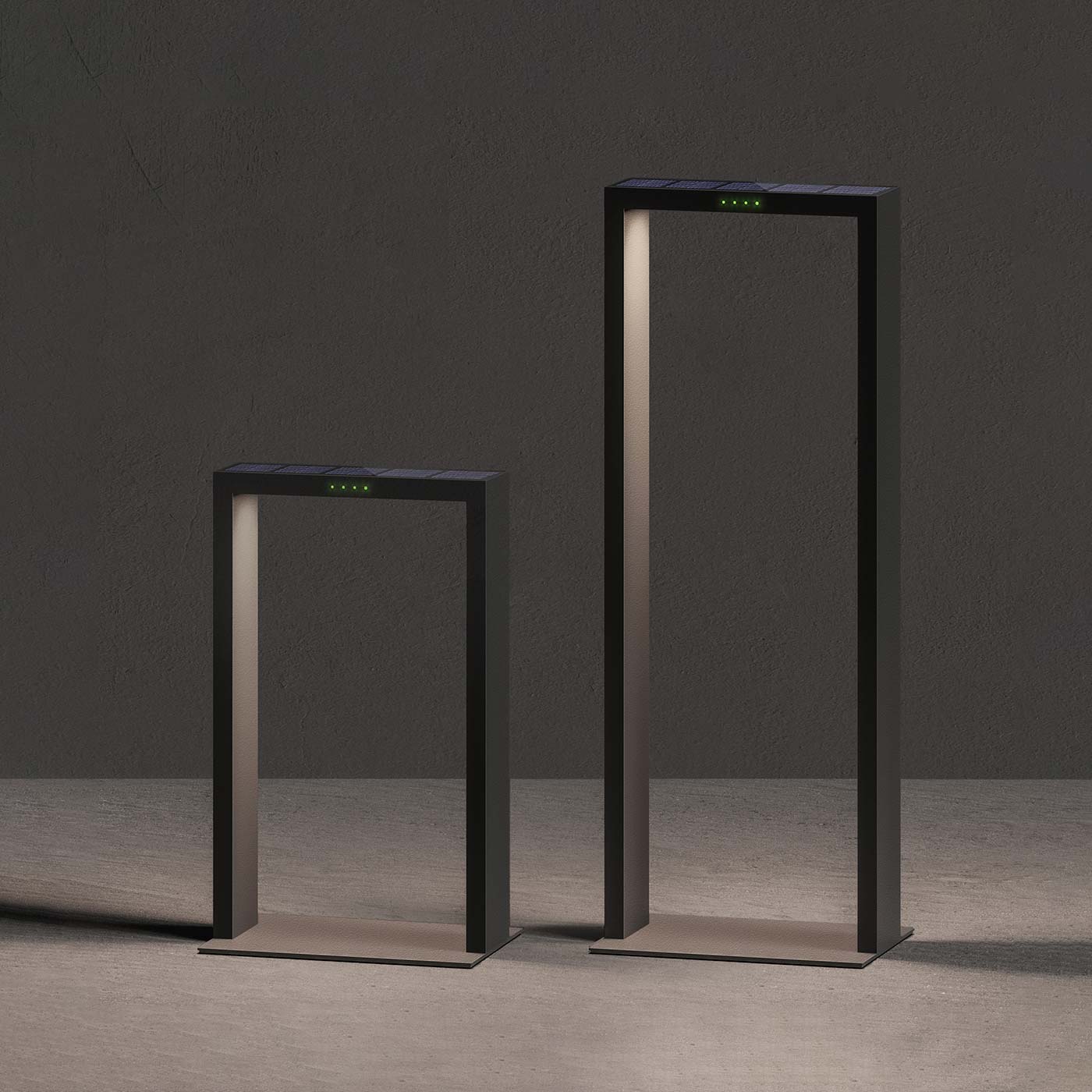 Klewe Axis Akku-Solarleuchte mini und maxi für den Garten oder Terrasse