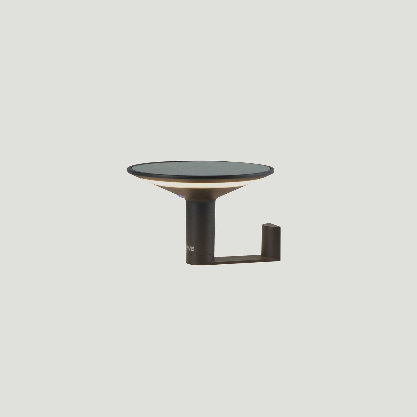 Klewe Keope Wall Akku-Solar-Wandleuchte für Balkon oder Terrasse