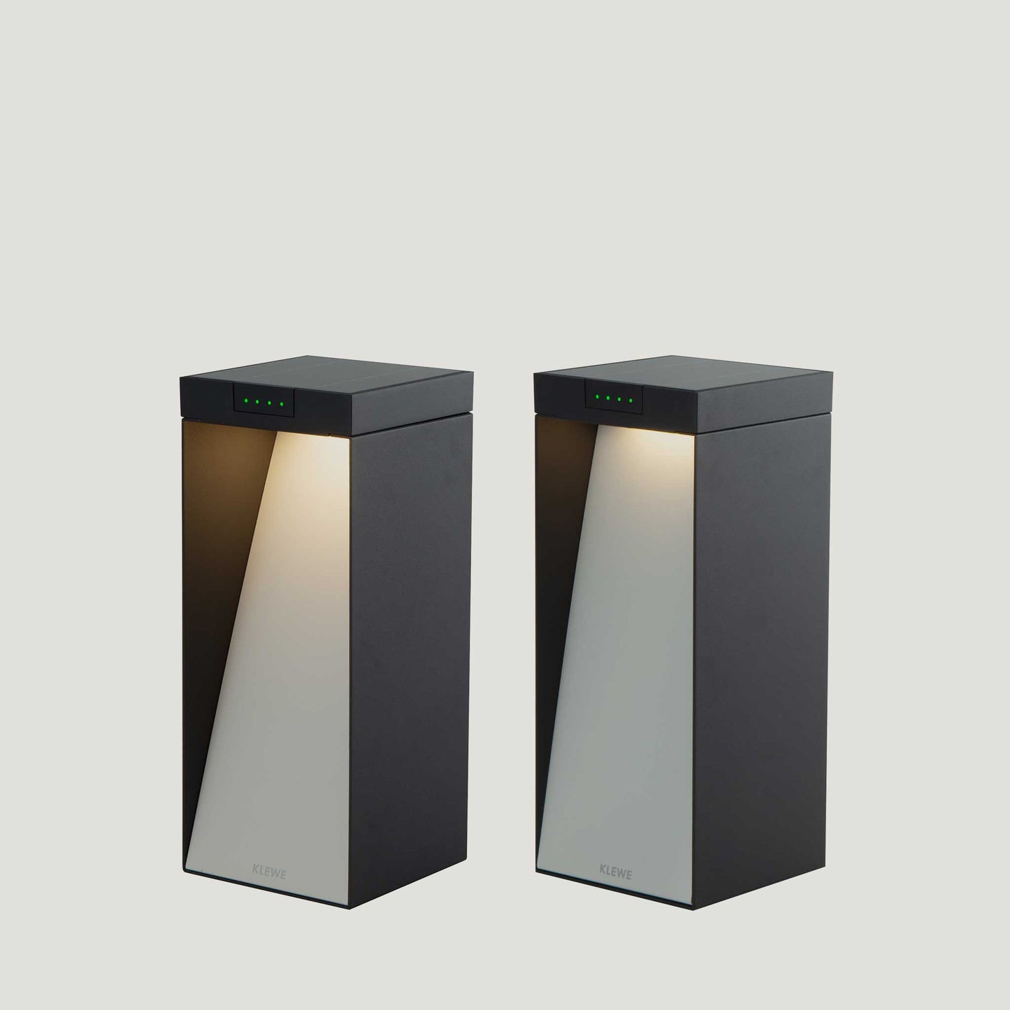 Klewe Milio Solar Wegeleuchte für den Garten in side und full