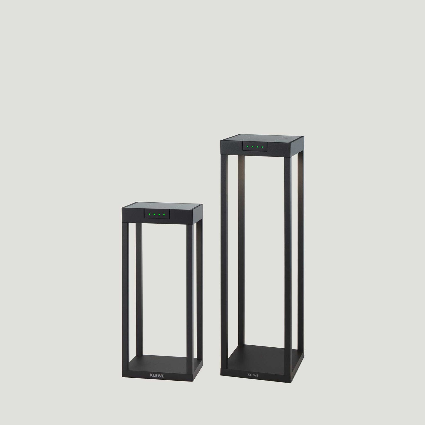 Klewe Radia Solarleuchten für Balkon und Terrassein 35 cm und 50 cm