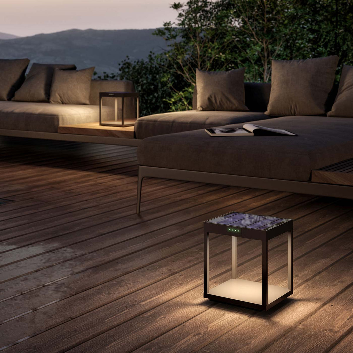 Klewe Radia Ground Solarleuchte für Balkon und Terrasse